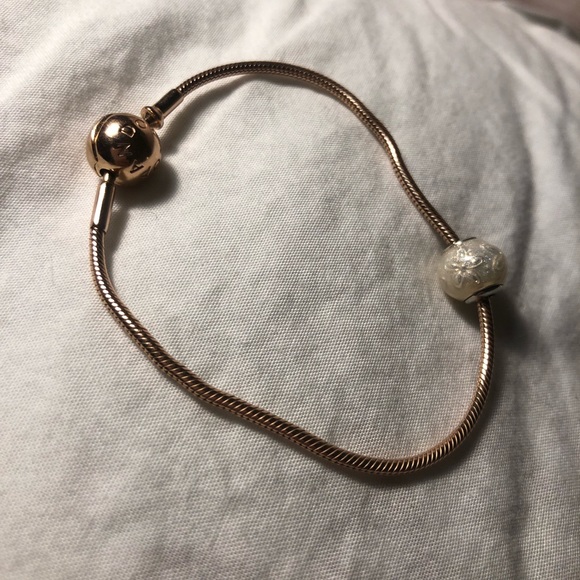 pandora essence rose gold heart charm pandora essence rose gold heart charm